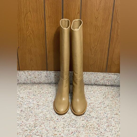 Gabriela Hearst Bocca Knee High Boot in Dark Camel Leather size 36.5 - Picture 11 of 16